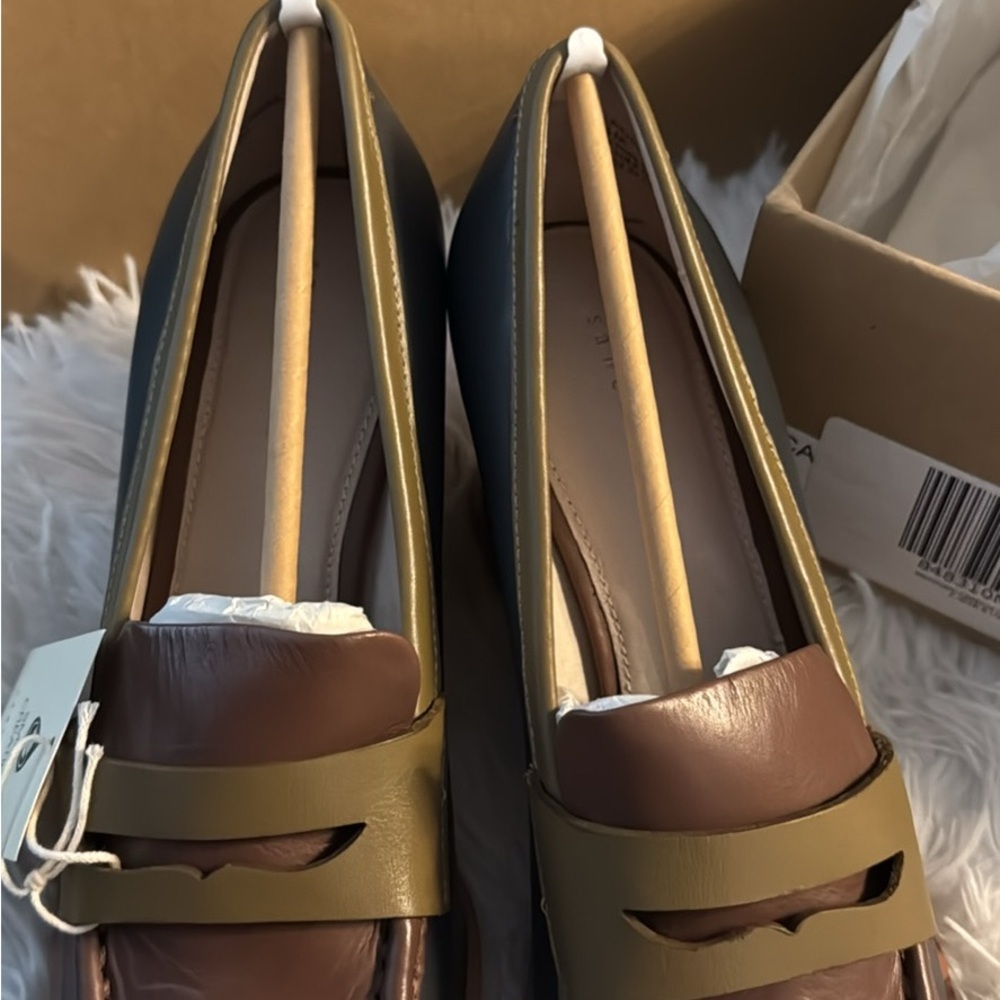 Stylish Brown and Olive Women's Wedge